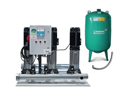 Baymak 1KVC 40/80 M Dikey Çok Kademeli Hidrofor (6 Kat / 18 Daire) GÜÇ= 1x1,36 HP 3.7-5 Atü